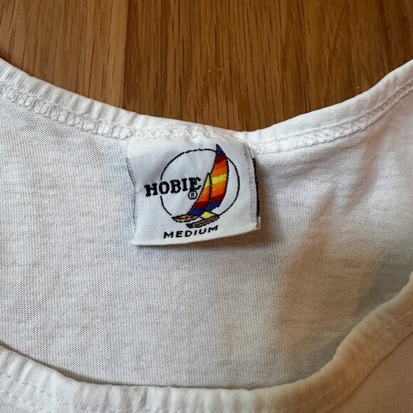 Vintage Hobie 80s 90s Mens Medium Surf Surfing Sail Single Stitch Tank Top Shirt - Picture 4 of 6